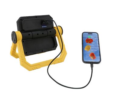 Image showing  2,000-Lumen Dual LED Work Light with Rotating Bracket