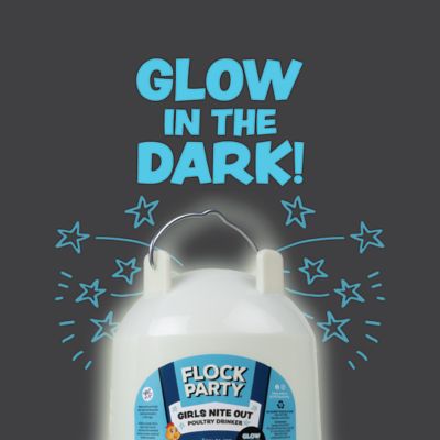 Image showing  Glow In The Dark Drinker, Light Blue, 5 qt.