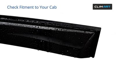 Image showing 5 th CLIM ART Tape-On Window Deflectors Extra Durable, 409006LPV