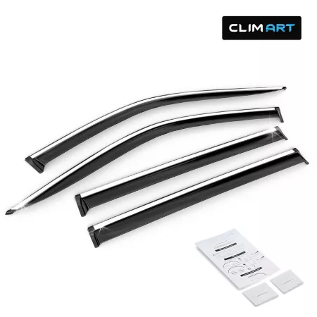 CLIM ART extra durable adhesive tape window deflectors 419270 Window Deflectors