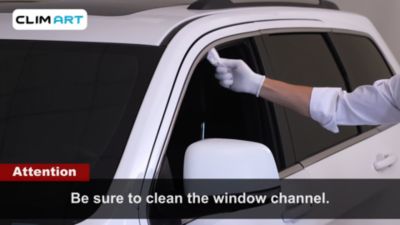 Image showing  In-Channel Window Deflectors Extra Durable, 611162