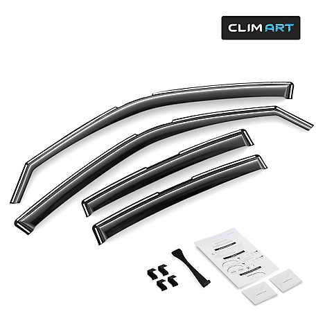 CLIM ART In-Channel Window Deflectors Extra Durable, 611289