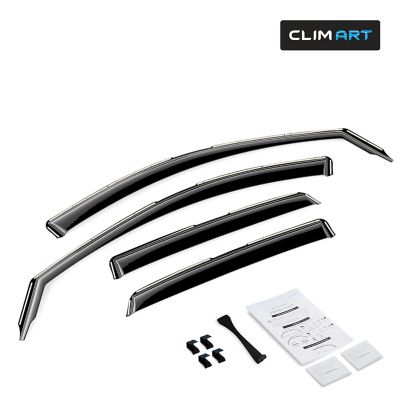 CLIM ART In-Channel Window Deflectors Extra Durable, 618273