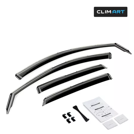 CLIM ART Extra Durable Recessed Window Deflectors 618273 Window Deflectors