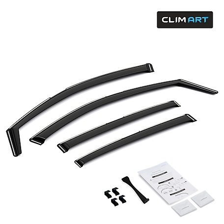 CLIM ART In-Channel Window Deflectors Extra Durable, 621295