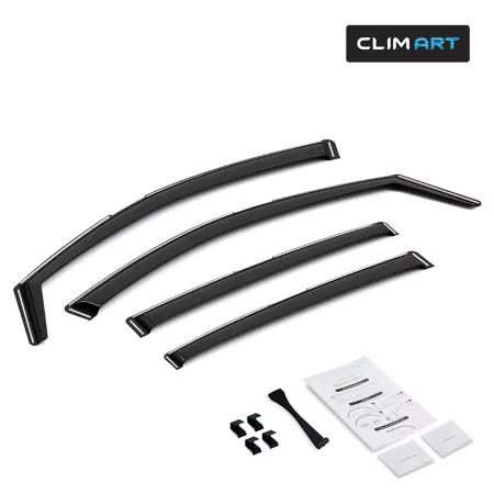 CLIM ART Extra Durable Recessed Window Deflectors 621295 Window Deflectors