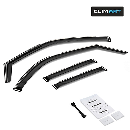 CLIM ART In-Channel Window Deflectors Extra Durable, 622065