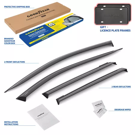 Goodyear Shatterproof Taped Window Deflectors GY008709 Window Deflectors