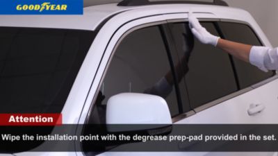Image showing  Tape-On Window Deflectors Shatterproof, GY008709