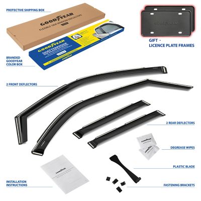 Goodyear In-Channel Window Deflectors Shatterproof, GY007864