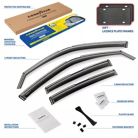 Goodyear Shatterproof Integrated Window Deflectors GY007897 Window Deflectors