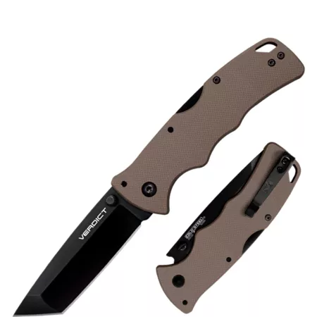 Cold Steel 3 in Verdict Tanto Aus10A Fde CS-FL-C3T10AFDE Knives