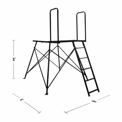 Muddy Deluxe 5 ft. Tower