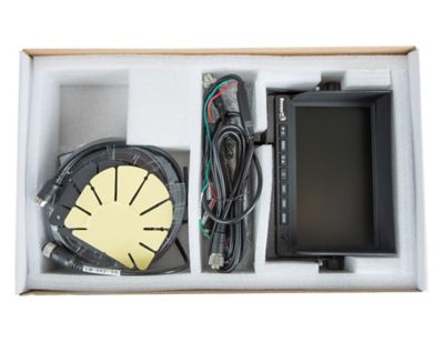 Image showing 7 th Buyers Products Backup Camera System with License Plate Night Vision Backup Camera