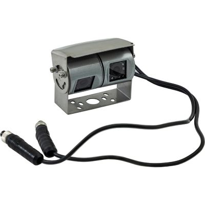Image showing  Stainless Steel Dual Camera Heated Waterproof Night Vision Color Camera with Audio