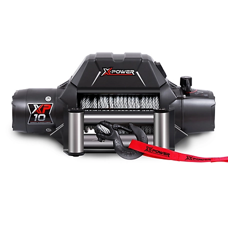 XPOWER 10,000 lbs. Winch Integrated - Steel