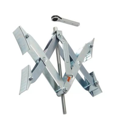 Image showing  X-Chock Double Pack with Wrench Heavy-Duty Wheel Stabilizers for RVs and Trailers, Prevents Shifting