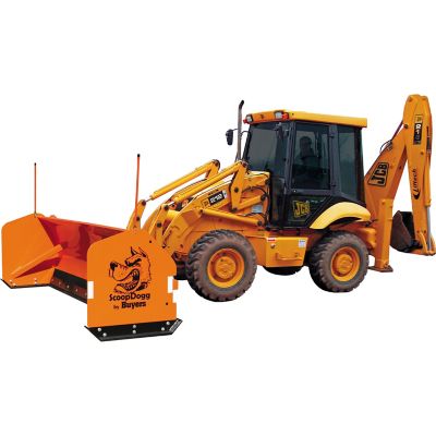 Image showing  10 Foot Snow Pusher for Backhoes - ScoopDogg by Buyers