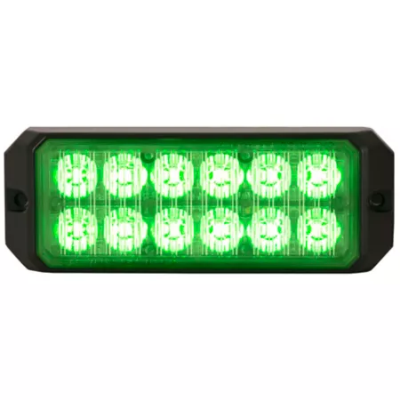 Buyers Products 5 in Double Row Green LED Strobe Light Strobe Lights