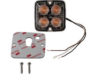 Image showing  2 in. Ultra Thin Square LED Strobe Light with 18 Flash Patterns