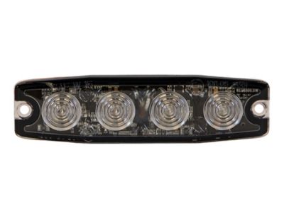 Image showing  4.5 in. Ultra Thin Red/Blue LED Strobe Light with 23 Flash Patterns