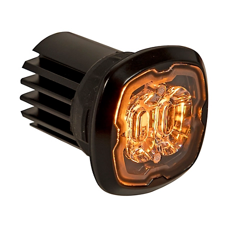Buyers Products Flush/Surface Mount LED Strobe Light, Amber