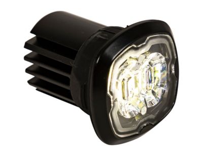 Buyers Products 1.5 in. Flush Surface Mount Clear LED Strobe Light with 17 Flash Patterns