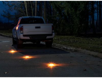 Image showing  Round Rechargeable Strobe/Flare Kit with 4 Flares and Charging Case