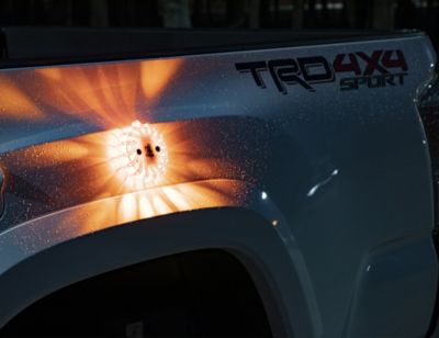 Image showing  Round Rechargeable Strobe/Flare Kit with 4 Flares and Charging Case