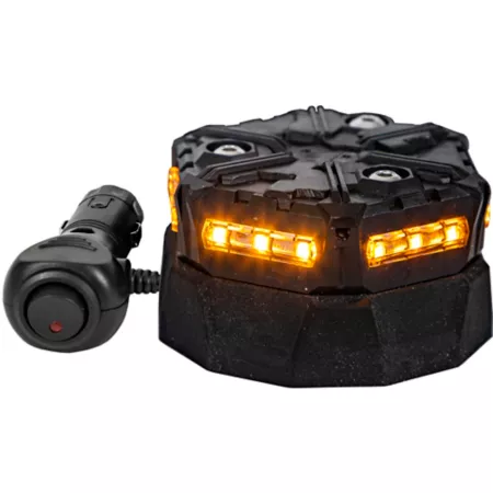 Buyers Products Class 2 LED Micro Beacon - Magnetic Mount with Auxiliary Jack Strobe Lights