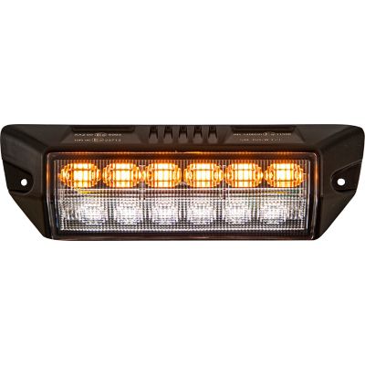 Buyers Products 7 in. Combination White Flood Light and Amber Strobe with 19 Flash Patterns