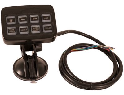 Image showing  Black Pre-Wired 7-Function Panel Multi-Function Programmable