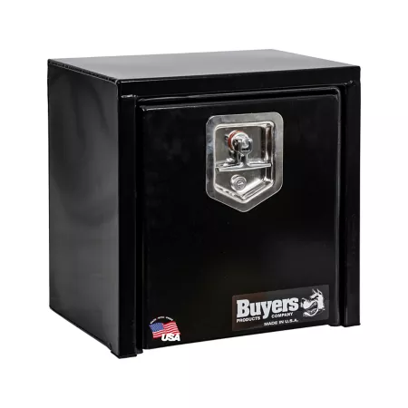 Buyers Products 15 in x 10 in x 15 in Black Steel Underbody Truck Box with T-Handle Underbody Truck Tool Boxes