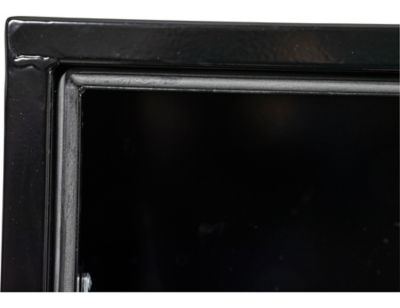 Image showing 9 th Buyers Products 15 x 10 x 24in. Black Steel Underbody Truck Tool Box with T-Handle