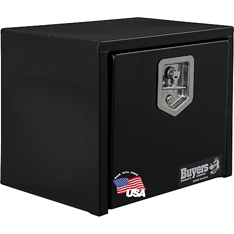 Buyers Products Steel Underbody Truck Box, Black