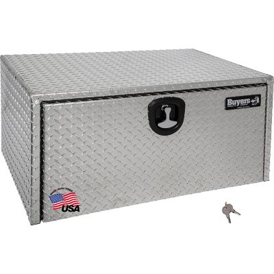 Buyers Products 18 in. x 24 in. x 36 in. Diamond Tread Aluminum Underbody Truck Tool Box