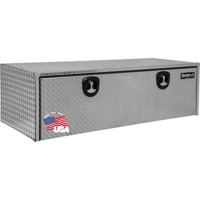 Buyers Products 18 in. x 24 in x 60 in. Diamond Tread Aluminum Underbody Truck Box