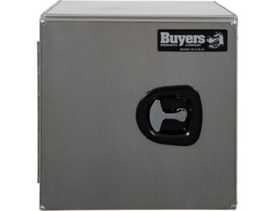 Image showing  18 x 18 x 18in. Smooth Aluminum Barn Door Underbody Truck Tool Box with Compression Latch