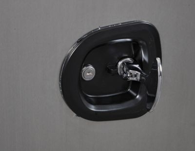 Image showing  18 x 18 x 18in. Smooth Aluminum Barn Door Underbody Truck Tool Box with Compression Latch