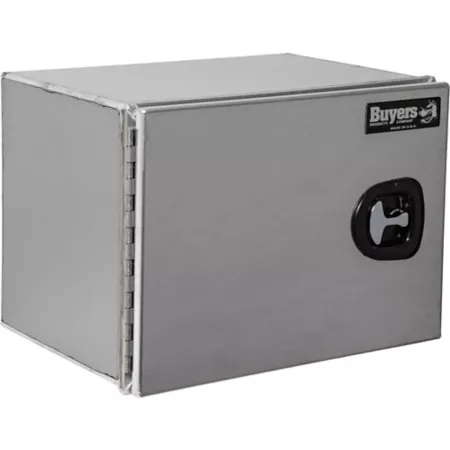 Buyers Products Pro Series 18 in x 18 in x 24 in Smooth Aluminum Underbody Barn Door Truck Box with Compression Latch Underbody Truck Tool Boxes