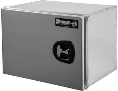 Image showing  18 x 18 x 24in. Pro Series Smooth Aluminum Barn Door Underbody Truck Box with Compression Latch