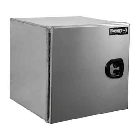 Buyers Products 24 in x 24 in x 24 in Pro Series Smooth Aluminum Underbody Truck Box with Compression Latch Underbody Truck Tool Boxes