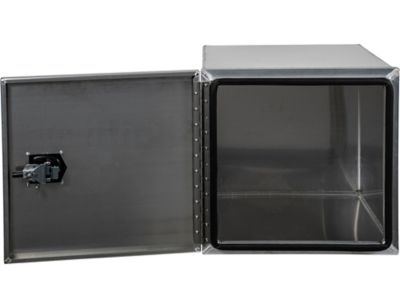 Image showing  24 in. x 24 in. x 24 in. Pro Series Smooth Aluminum Underbody Truck Box with Compression Latch
