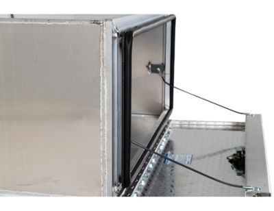 Image showing  Pro Series Smooth Aluminum Underbody Truck Box with Diamond Tread Door
