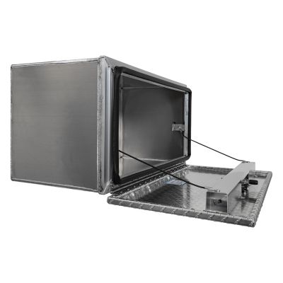 Image showing  Pro Series Smooth Aluminum Underbody Truck Box with Diamond Tread Door