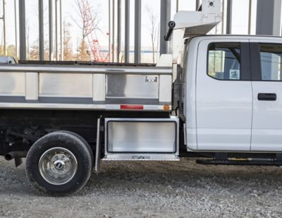Image showing 7 th Buyers Products Pro Series Smooth Aluminum Underbody Truck Box with Diamond Tread Door