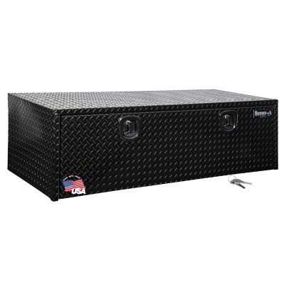 Buyers Products 18 in. x 24 in. x 60 in. Gloss Black Diamond Tread Aluminum Underbody Truck Box