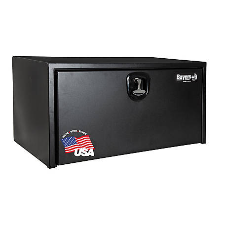 Buyers Products Company 18 in. x 18 in. x 36 in. XD Gloss Black Steel Underbody Truck Tool Box Buyers Products Company 18 in. x 18 in. x 36 in. XD Gloss Black Steel Underbody Truck Tool Box