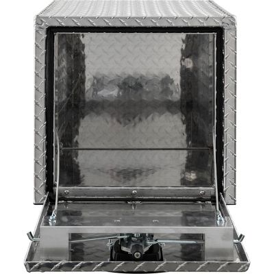 Image showing 5 th Buyers Products 18 x 18 x 18in. Diamond Tread Aluminum Underbody Truck Toolbox with 3-Point Latch