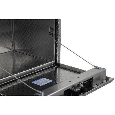 Image showing 8 th Buyers Products 18 x 18 x 18in. Diamond Tread Aluminum Underbody Truck Toolbox with 3-Point Latch